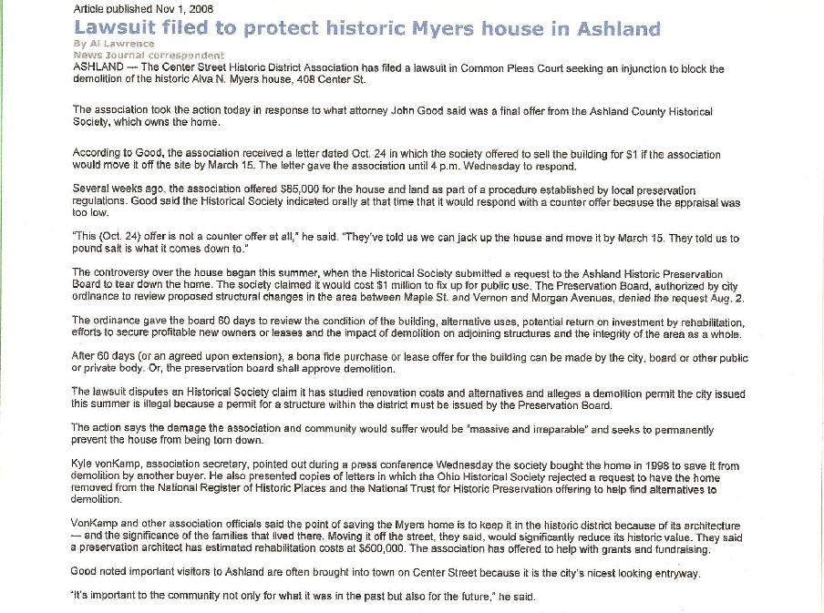 lawsuitfiledtoprotecthistoricmyershomeinashland-11-1-06.jpg